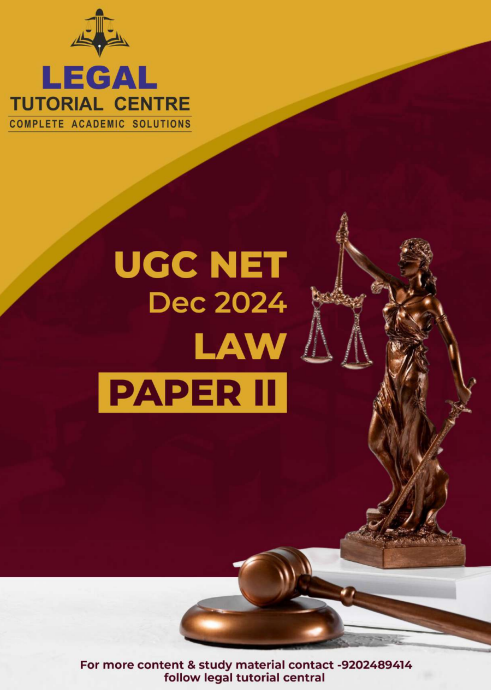 UGC NET Dec 2024 Law Paper ||