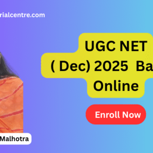 UGC NET ( Dec) 2025 Batch - Online
