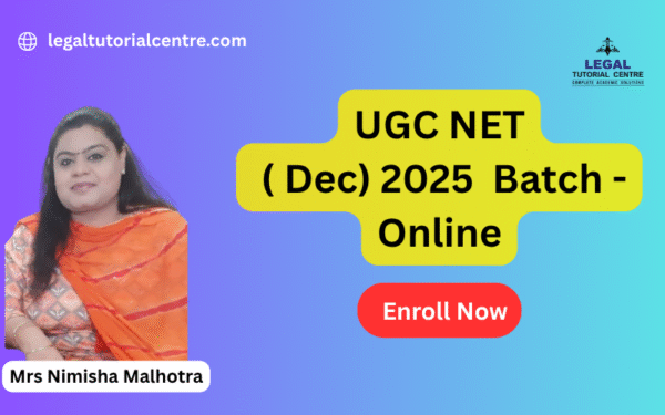 UGC NET ( Dec) 2025 Batch - Online
